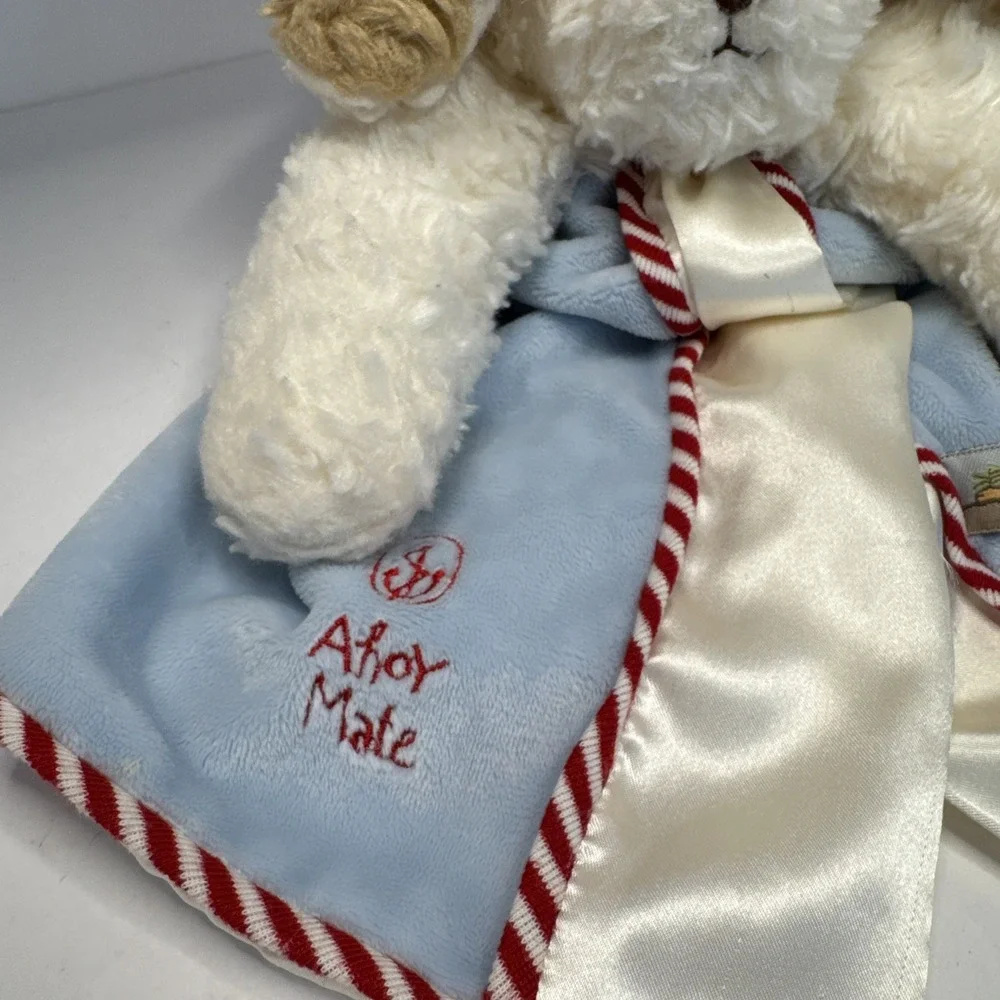 Bunnies By The‎ Bay Skipit Ahoy Mate Puppy Dog Baby Lovey Blue Security Blanket